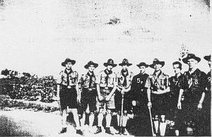 SCOUTS DE FRANCE 1ERE MOSTAGANEM GROUPE FRANCHET D ESPEREY 1941 15 JUIN